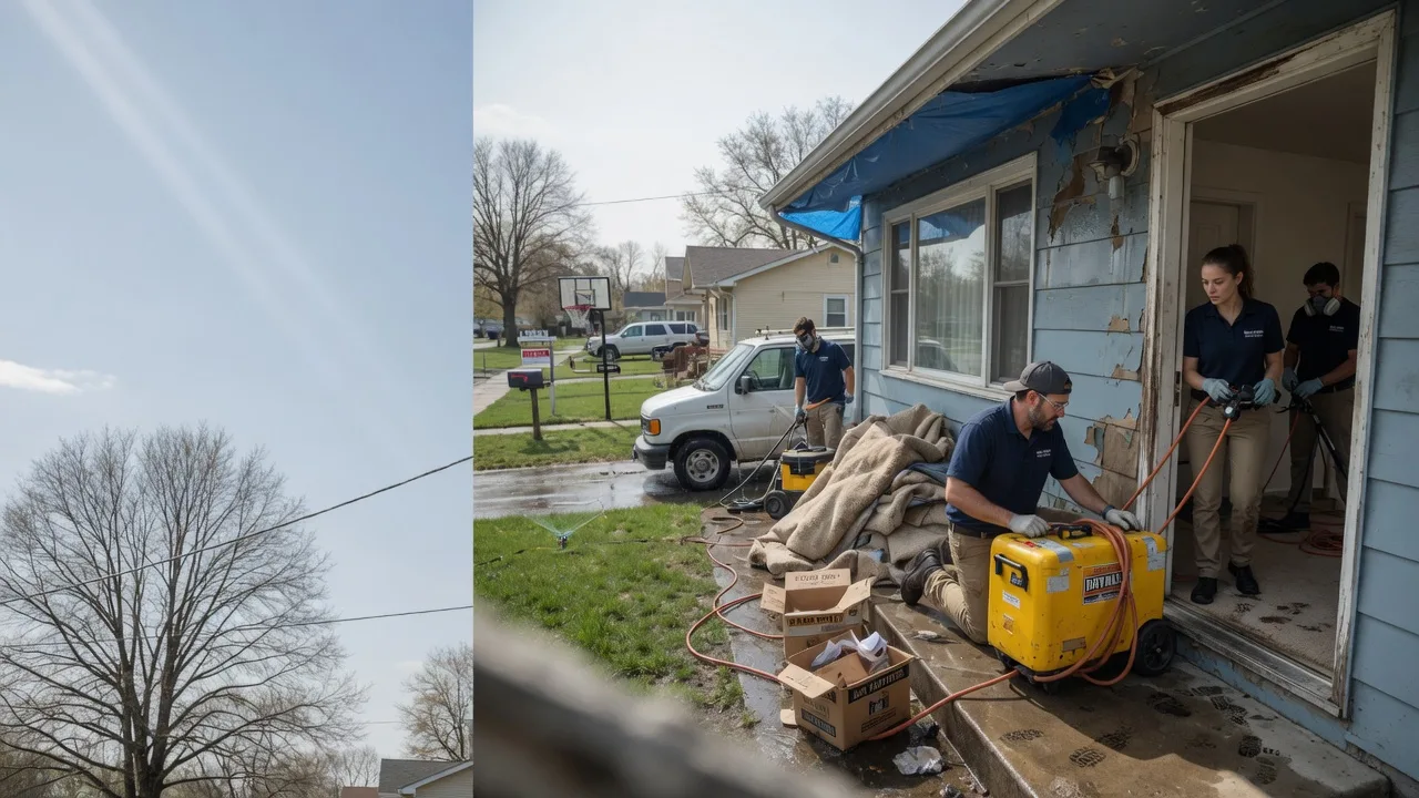 Basement Flood Cleanup in Villa Grove, IL near me